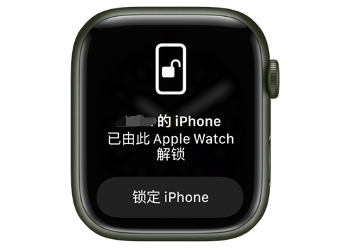 堆龙德庆苹果手机维修分享用 AppleWatch 解锁配备面容 ID 的 iPhone方法 