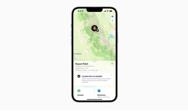 堆龙德庆苹果14维修分享iPhone14系列中 FindMy功能通过卫星分享位置方法教程 